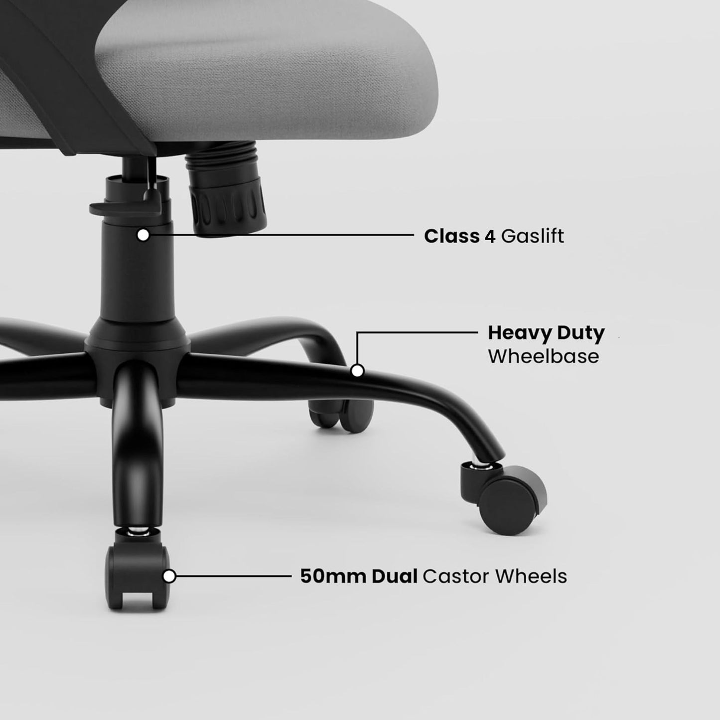 Align Cherry Ergonomic Office Chair | Mesh Back | Lumbar Support | Adjustable Height | 360° Swivel | Home & Office