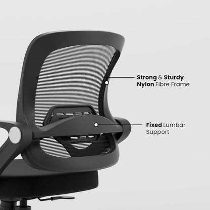 Align Cherry Ergonomic Office Chair | Mesh Back | Lumbar Support | Adjustable Height | 360° Swivel | Home & Office
