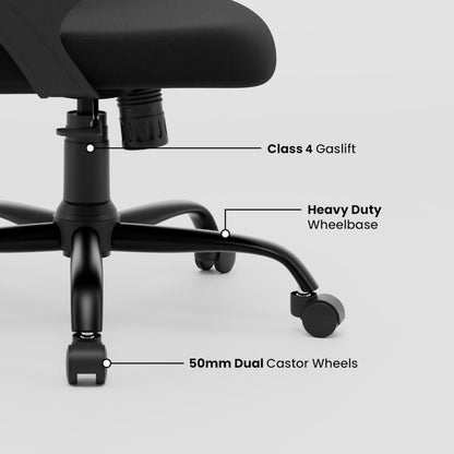 Align Cherry Ergonomic Office Chair | Mesh Back | Lumbar Support | Adjustable Height | 360° Swivel | Home & Office